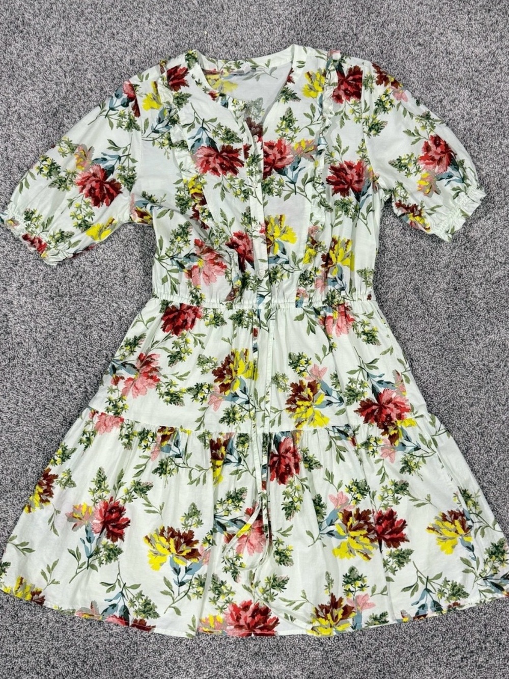 Lucky Brand Floral Tiered Dress